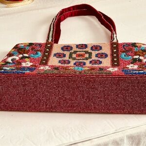 LIAN CHUANG Boutique Beaded Artisan Handbag Purse